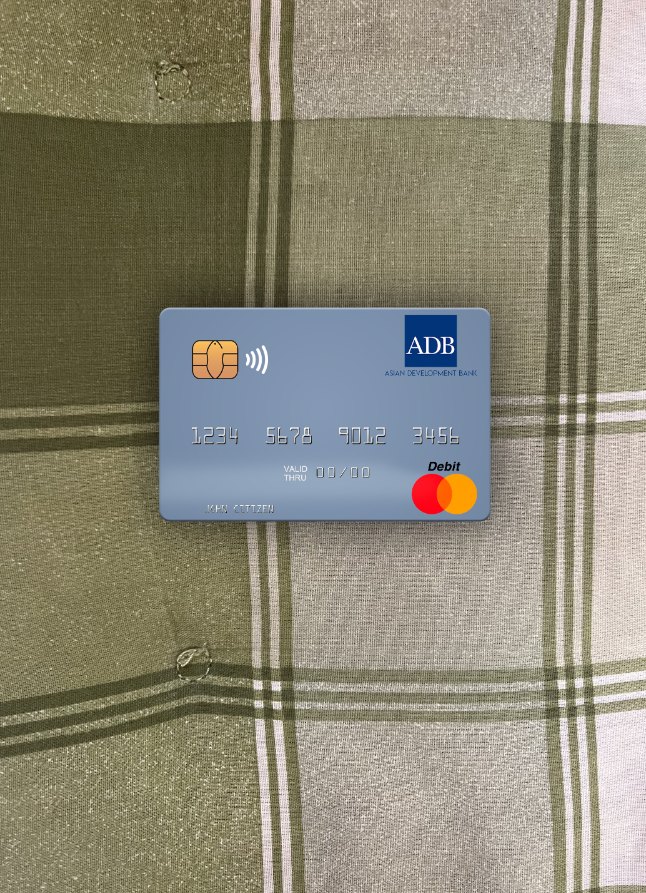 Download Marshall Islands ADB Bank mastercard photolook front Photoshop template